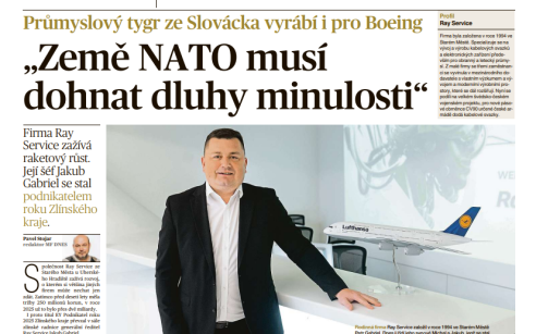 Ray Service v MF DNES: rozhovor o růstu a vizi